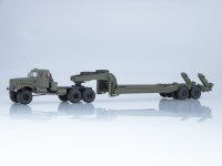 Коллекционная масштабная модель 1:43 Седельный  тягач  6х6 КрАЗ-255В с полуприцепом ЧМЗАП-5247Г Start Scale Models (SSM)